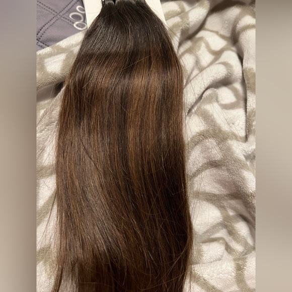 Balayage Brown Tape in human Hair Extensions - Picture 8 of 14